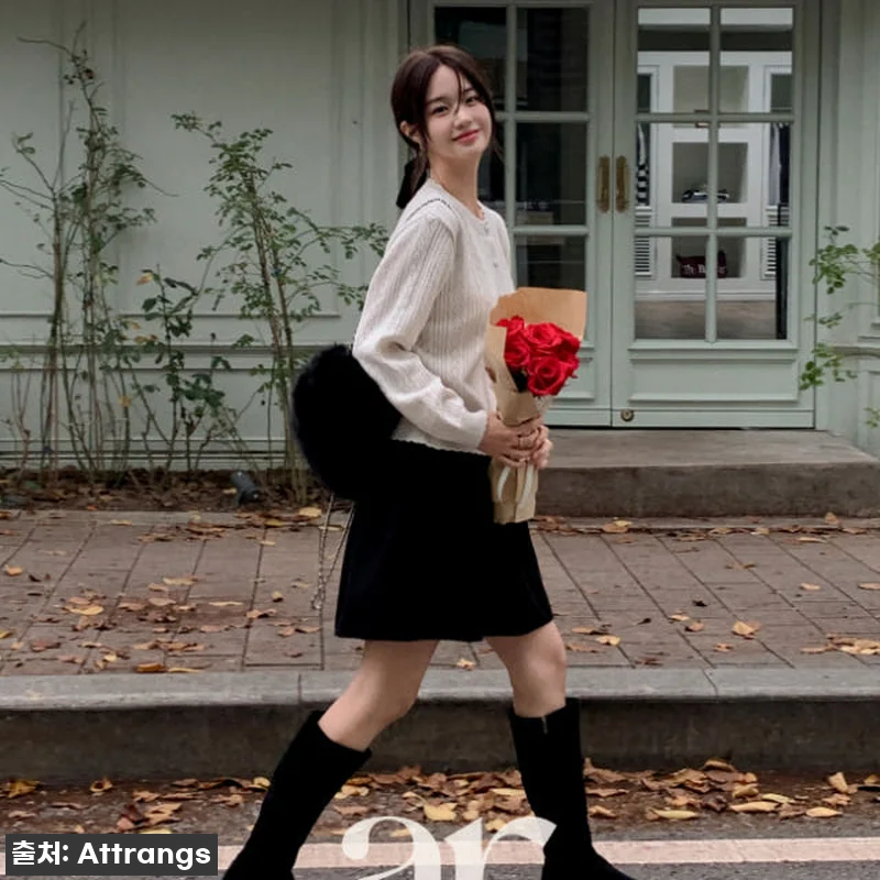 올가을 교복 등극! 코튼 밴딩 A라인 관련 이미지 4