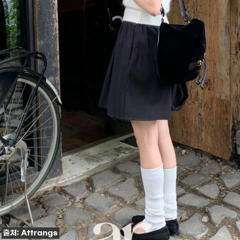 올가을 교복 등극! 코튼 밴딩 A라인 관련 이미지 6