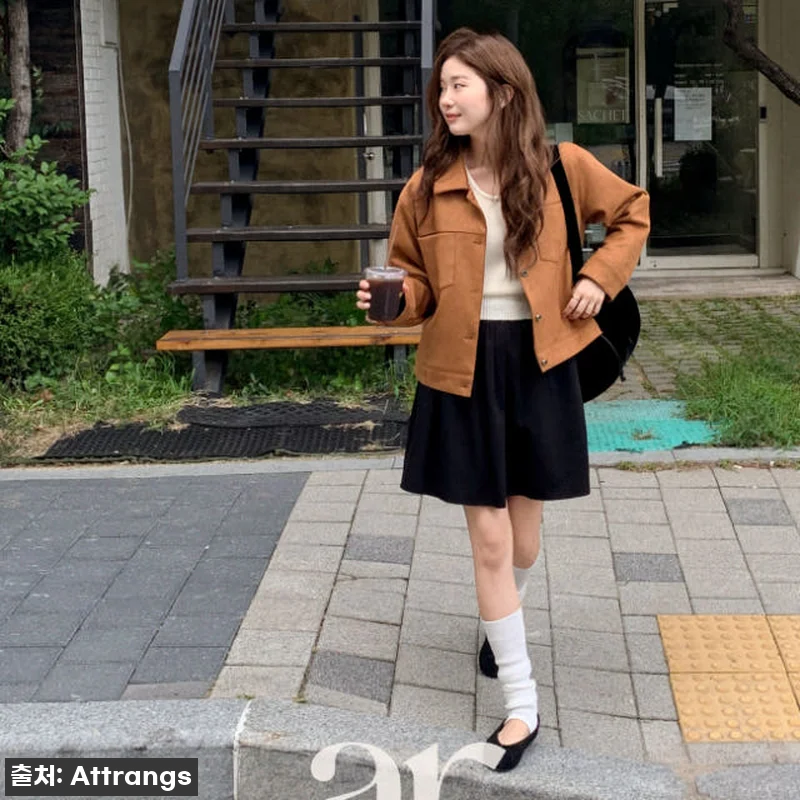 올가을 교복 등극! 코튼 밴딩 A라인 관련 이미지 8