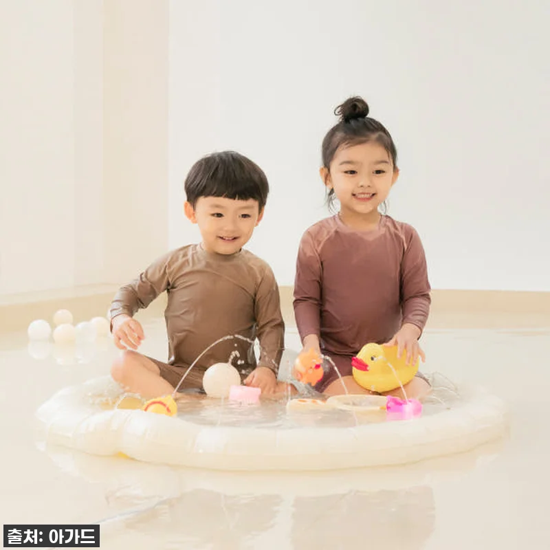 아가드 베베 비비 분수매트 아기 물놀 관련 이미지 1