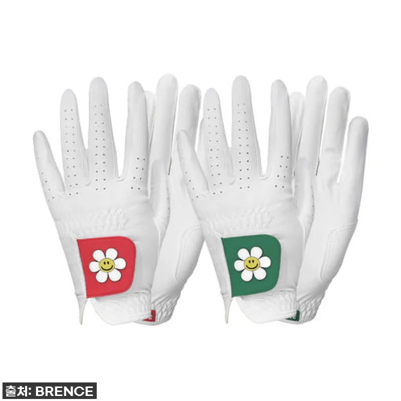 브렌스 플라워 컬러 여성 양손 골프장 관련 이미지 1