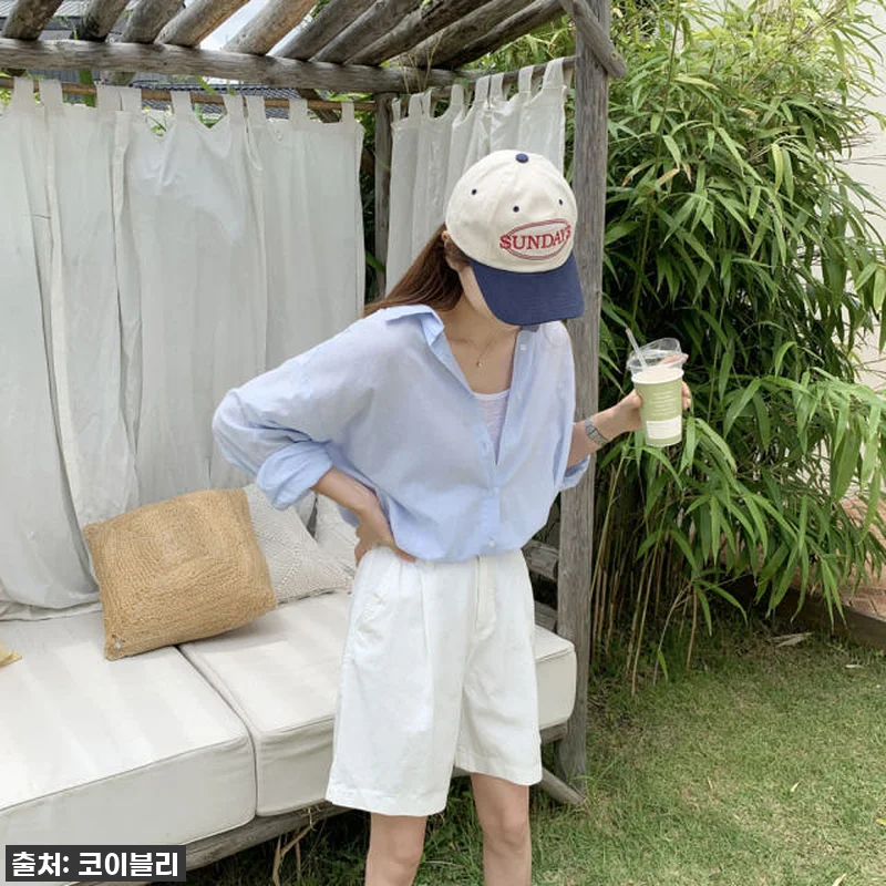 이슈템 등극! 루즈핏 여성 린넨셔츠, 관련 이미지 4