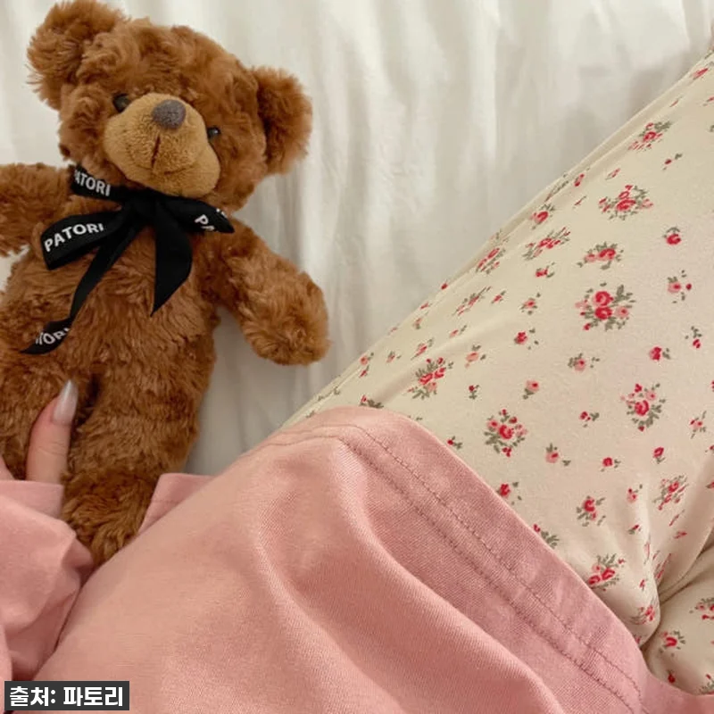 찐후기! 품절임박 '치즈 플라워 잠옷 관련 이미지 6