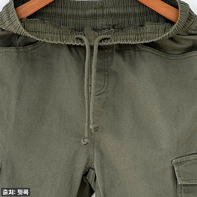 남자 카고바지 면스판 일자 포켓 스판 관련 이미지 6