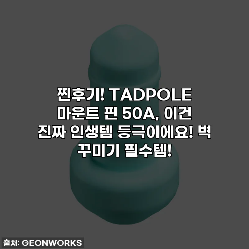 찐후기! TADPOLE 마운트 핀 50A, 이건 진짜 인생템 등극이에요! 벽 꾸미기 필수템!