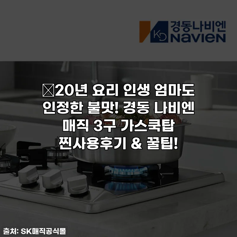 🔥20년 요리 인생 엄마도 인정한 불맛! 경동 나비엔 매직 3구 가스쿡탑 찐사용후기 & 꿀팁!