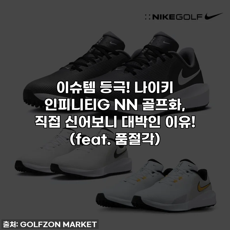 이슈템 등극! 나이키 인피니티G NN 골프화, 직접 신어보니 대박인 이유! (feat. 품절각)