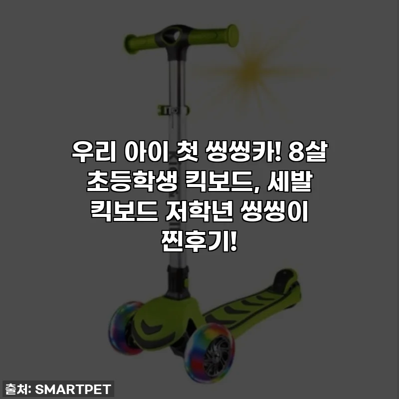 우리 아이 첫 씽씽카! 8살 초등학생 킥보드, 세발 킥보드 저학년 씽씽이 찐후기!