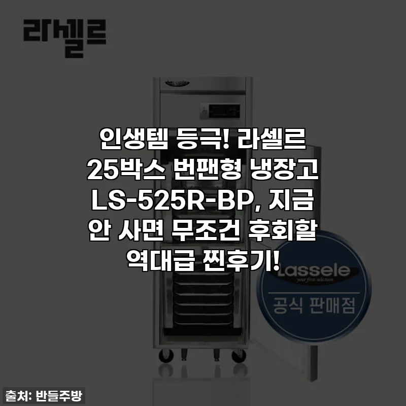 인생템 등극! 라셀르 25박스 번팬형 냉장고 LS-525R-BP, 지금 안 사면 무조건 후회할 역대급 찐후기!