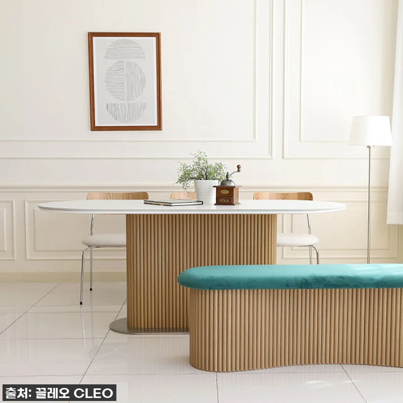 맨버 6인용 타원형 포세린 세라믹 템 관련 이미지 1