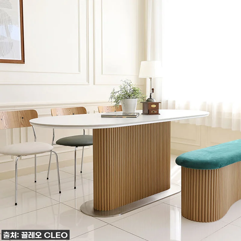 맨버 6인용 타원형 포세린 세라믹 템 관련 이미지 2