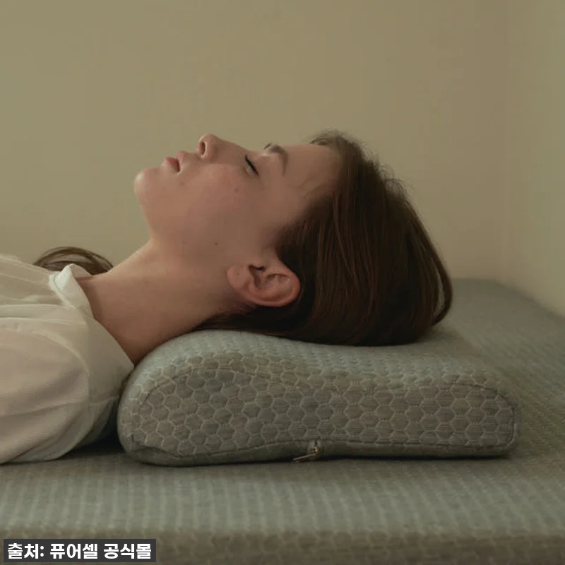 퓨어셀 빨아쓰는 고밀도 경추베개 목디 관련 이미지 3