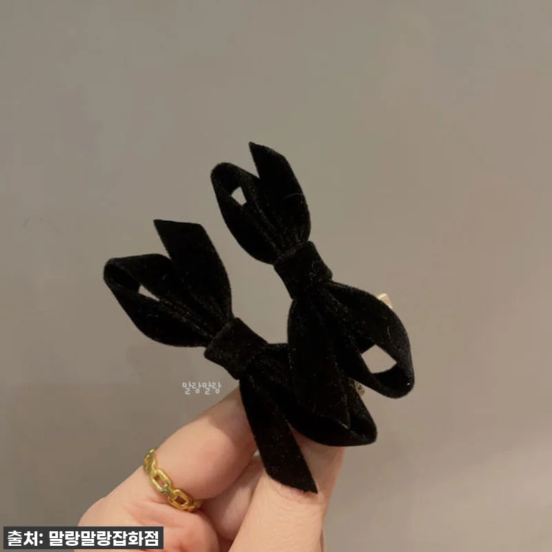 벨벳리본핀 옆머리집게핀 양갈래 이쁜 헤어핀 9 벨벳리본핀 옆머리집게핀 양갈래 이쁜 관련 이미지 3