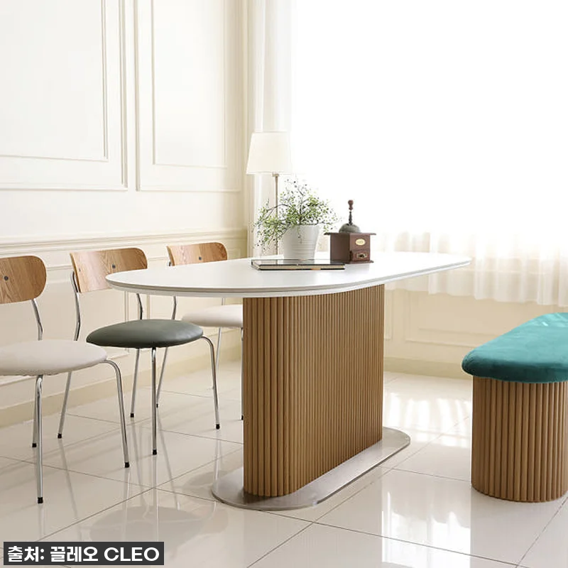 맨버 6인용 타원형 포세린 세라믹 템 관련 이미지 4