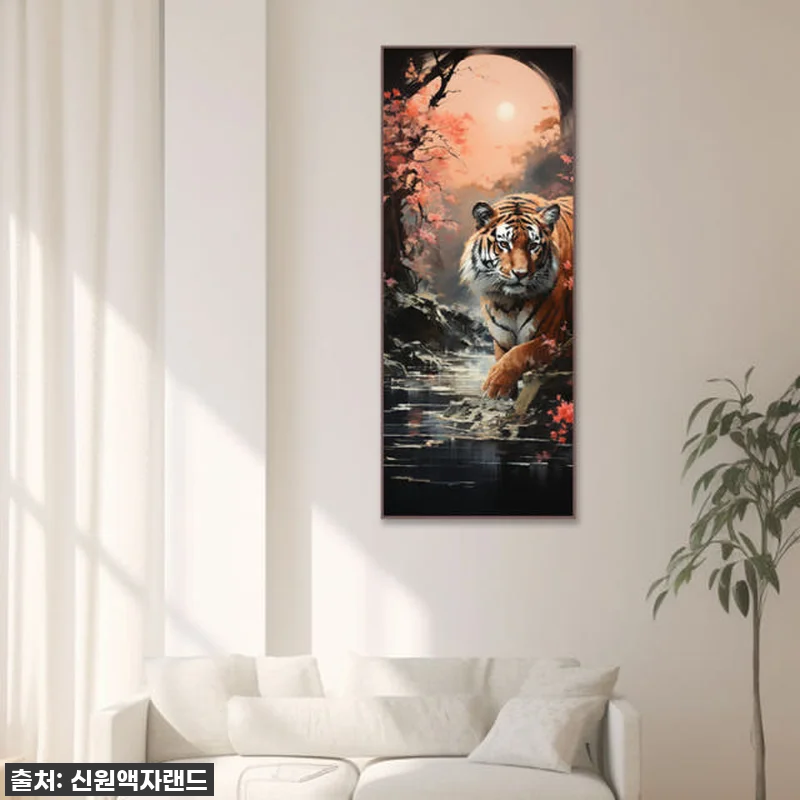 용맹 호랑이 60x150cm 무광골드 관련 이미지 3