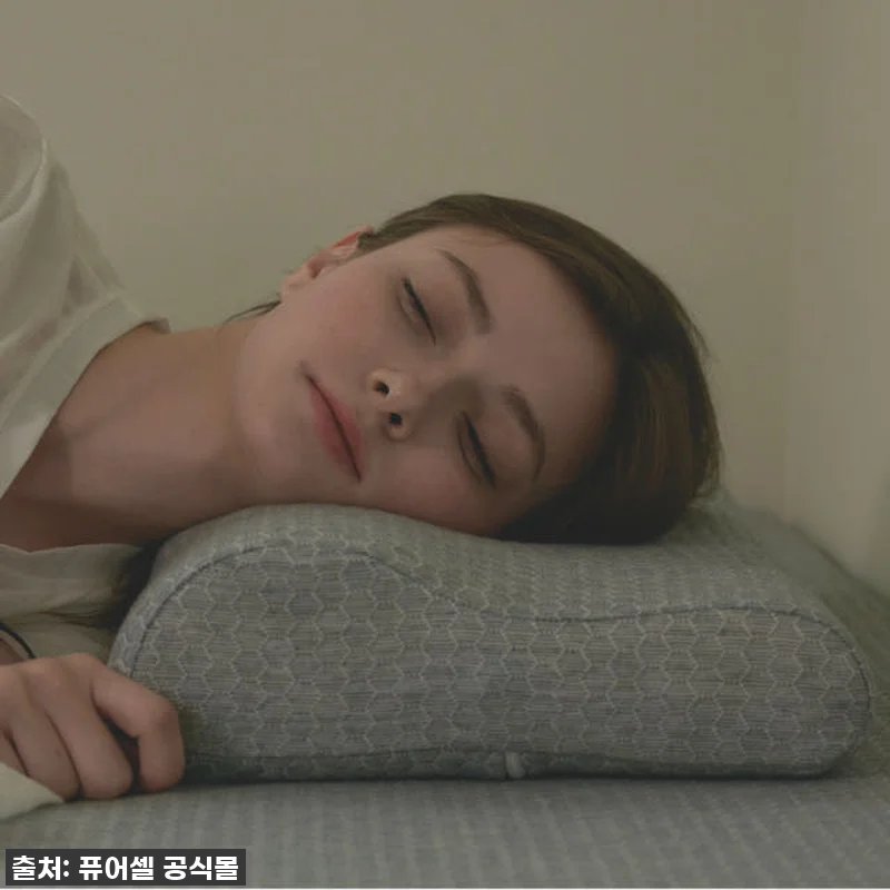 퓨어셀 빨아쓰는 고밀도 경추베개 목디 관련 이미지 4