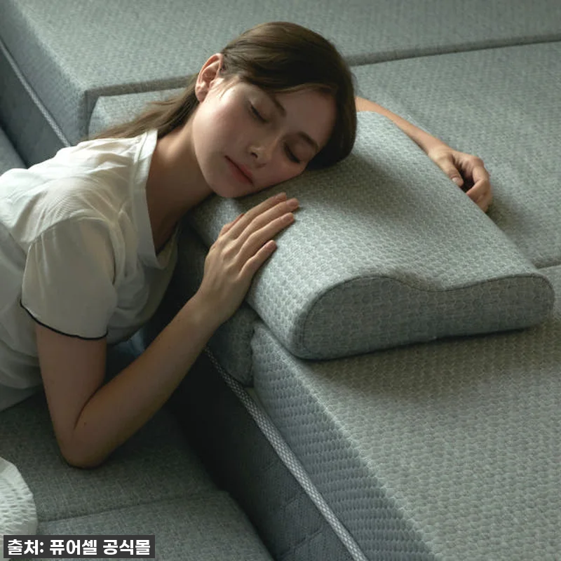 퓨어셀 빨아쓰는 고밀도 경추베개 목디 관련 이미지 5