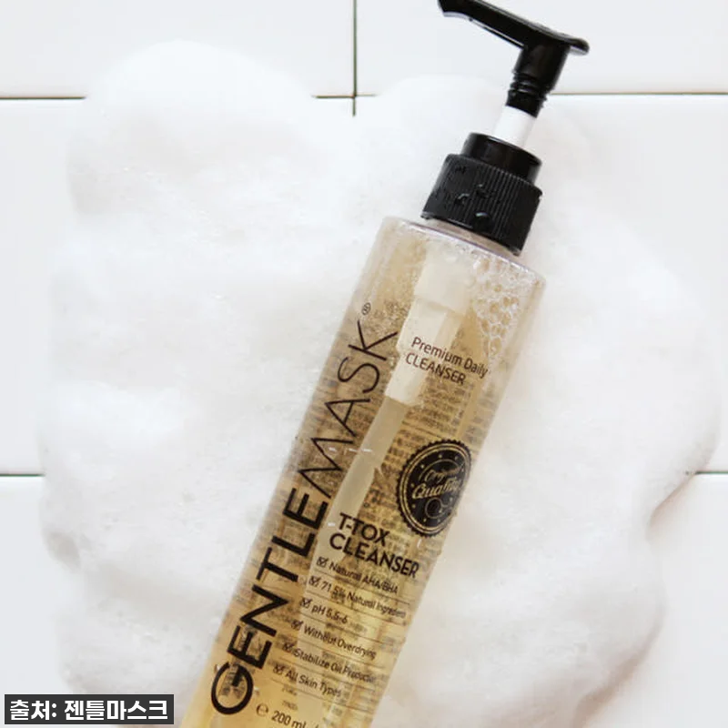 젠틀마스크 티톡스 바하 BHA 폼클렌징 어성초 약산성 시카 폼 200ml, 1개 14 젠틀마스크 티톡스 바하 BHA 폼클렌 관련 이미지 5