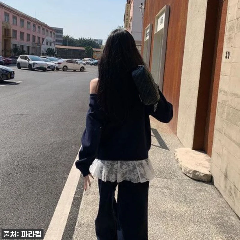 여성 초가을 캐주얼 트레이닝 세트 루 관련 이미지 5