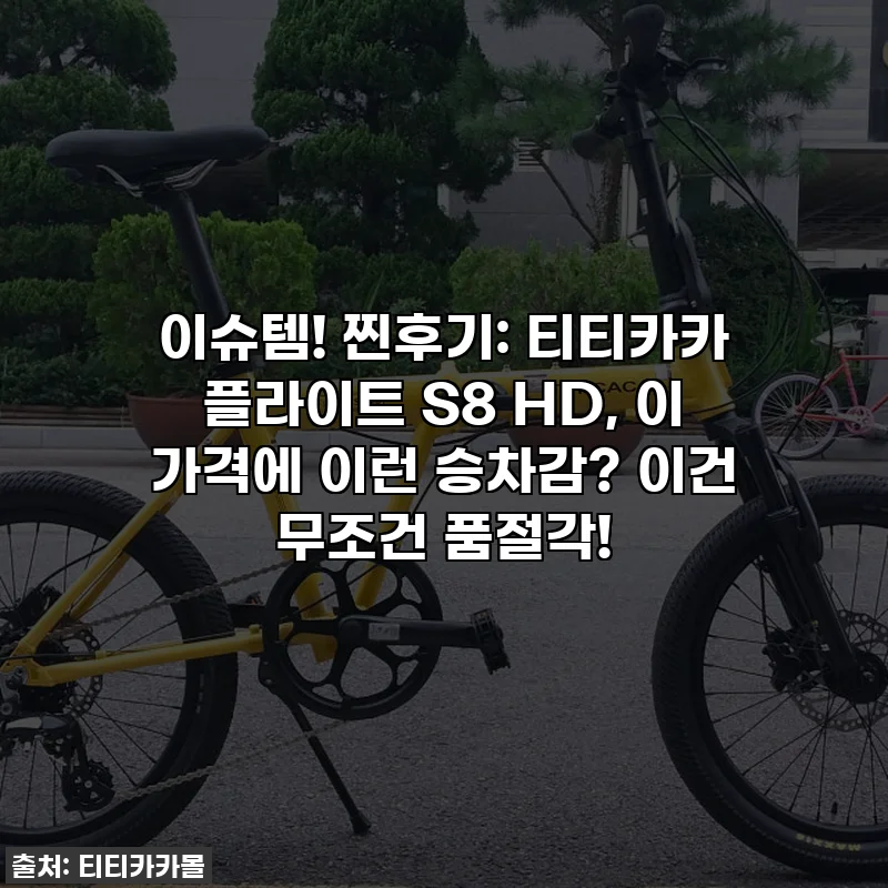 이슈템! 찐후기: 티티카카 플라이트 S8 HD, 이 가격에 이런 승차감? 이건 무조건 품절각!