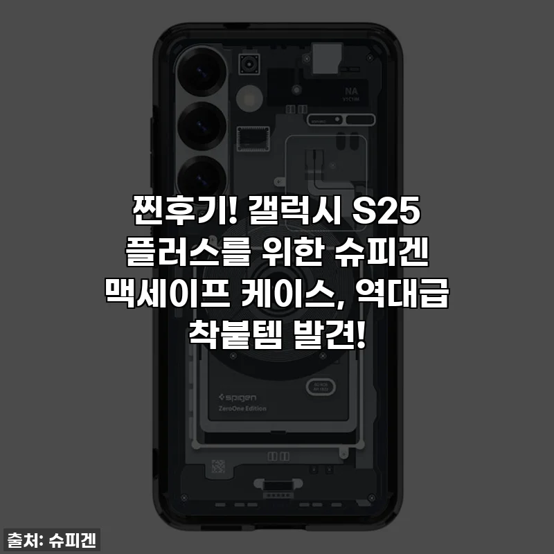 찐후기! 갤럭시 S25 플러스를 위한 슈피겐 맥세이프 케이스, 역대급 착붙템 발견!