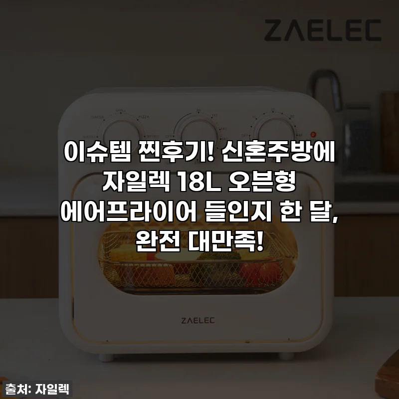 이슈템 찐후기! 신혼주방에 자일렉 18L 오븐형 에어프라이어 들인지 한 달, 완전 대만족!