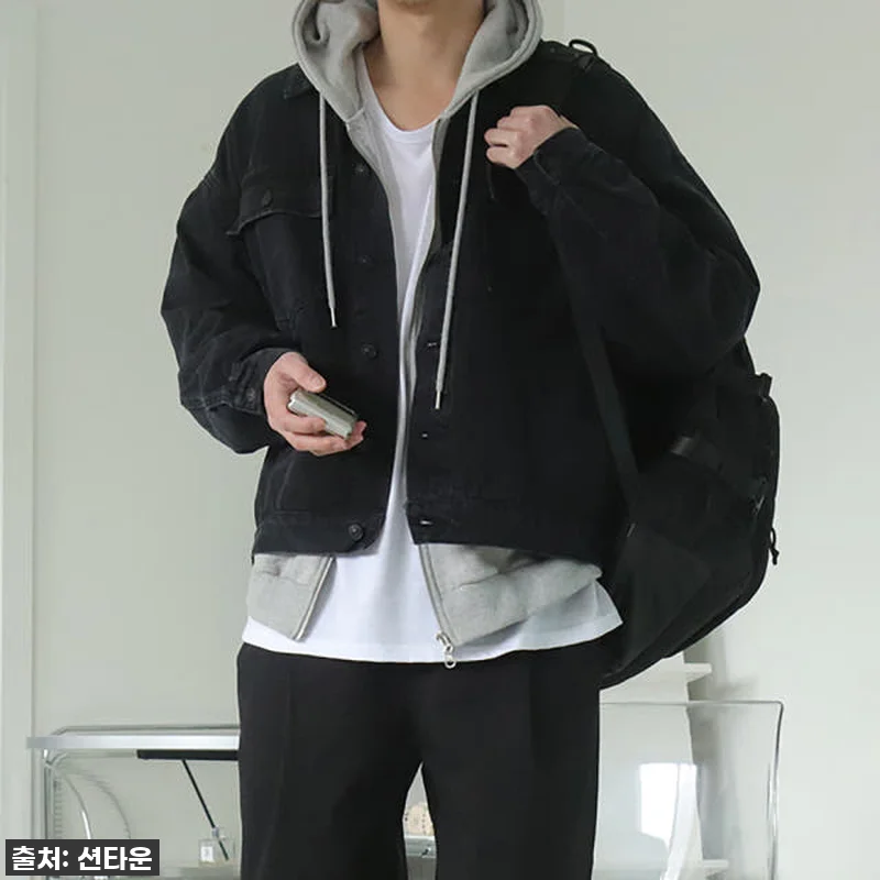 찐후기! 품절임박 '남자 청자켓 오버핏 트러커' 직접 입어보니 이건 무조건 사야 할 봄 가을 데님 자켓! 4 찐후기! 품절임박 '남자 청자켓 오버 관련 이미지 1