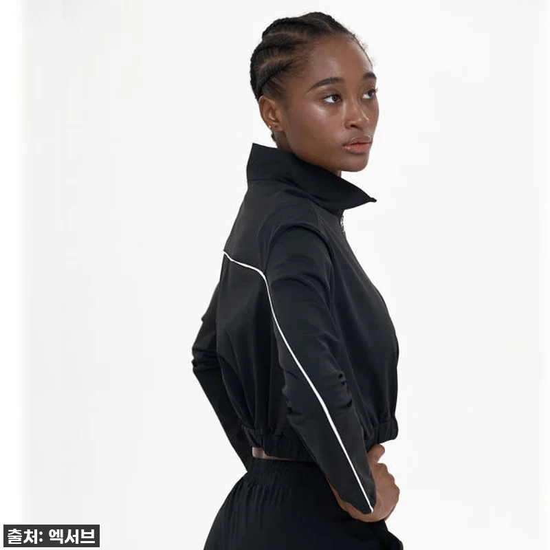 엑서브 여성 플로우 쇼츠 집업 관련 이미지 1