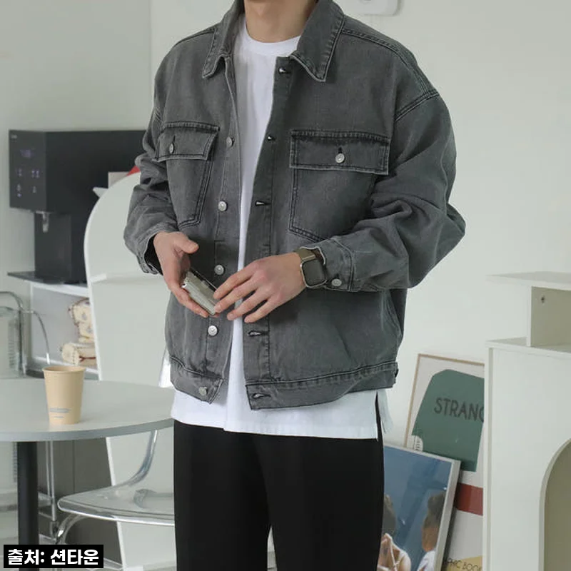 찐후기! 품절임박 '남자 청자켓 오버핏 트러커' 직접 입어보니 이건 무조건 사야 할 봄 가을 데님 자켓!