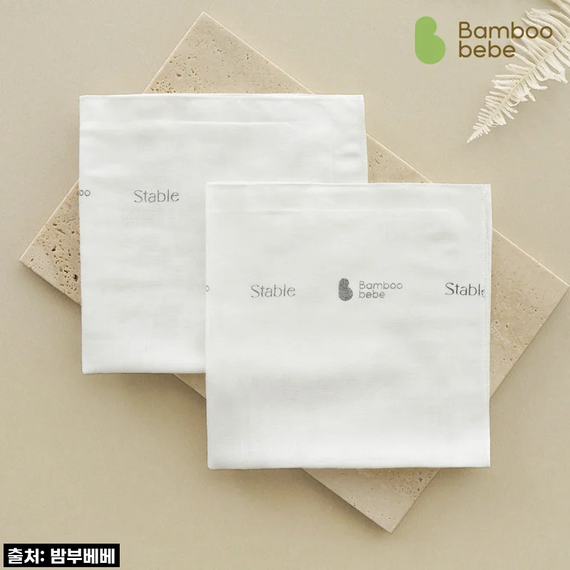 [밤부베베] 스테이블 거즈손수건, 써보니 왜 극찬인지 알겠네!