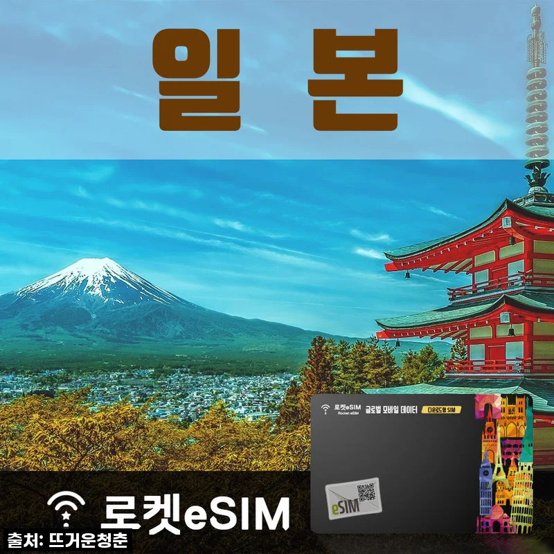 일본 여행 찐필수템! 로켓eSIM으로 후쿠오카-유후인 데이터 걱정 끝! 6일 플랜 솔직 후기