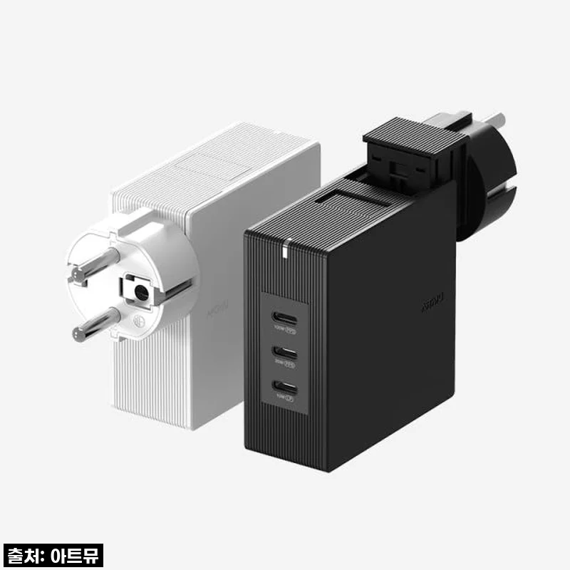 인생템 등극! USB PD 100W 아트뮤 여행용 접지 멀티 초고속충전기 GT210 블랙, 해외여행 필수템 된 찐후기!