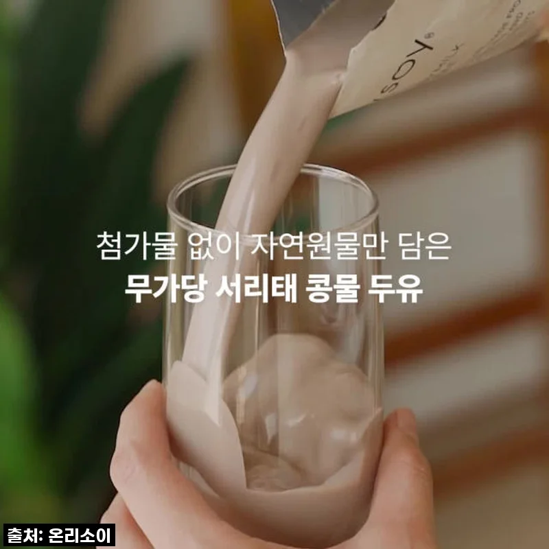 온리소이 더 진한 서리태 콩물 두유 국산 무가당 단백질 임산부 190ml, 160개 [원산지:국산 등]