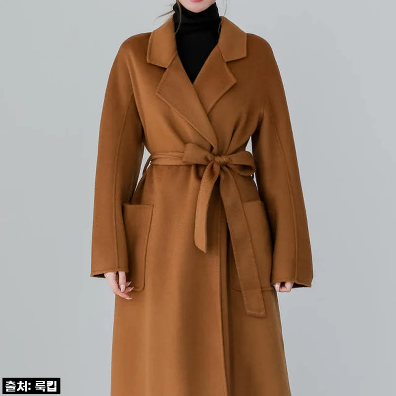 올겨울 당신의 아침을 바꿔줄 지블링 캐시미어 롱코트, 이 가격 실화?! 직접 입어본 후기!