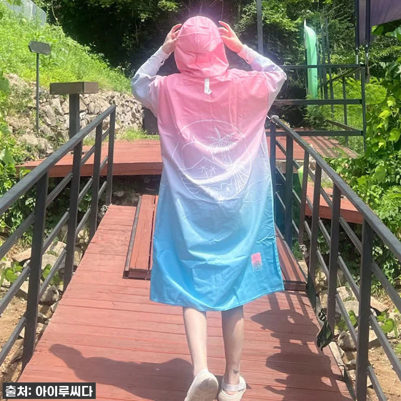 미코허그 성인 후드비치타올 극세사 입 관련 이미지 1