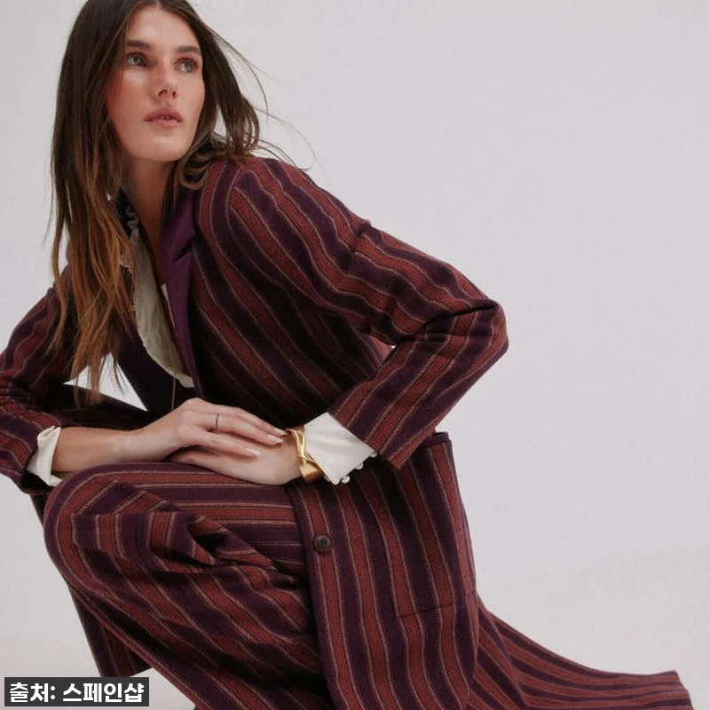 호스 인트로피아 스트라이프 프록 코트 관련 이미지 2