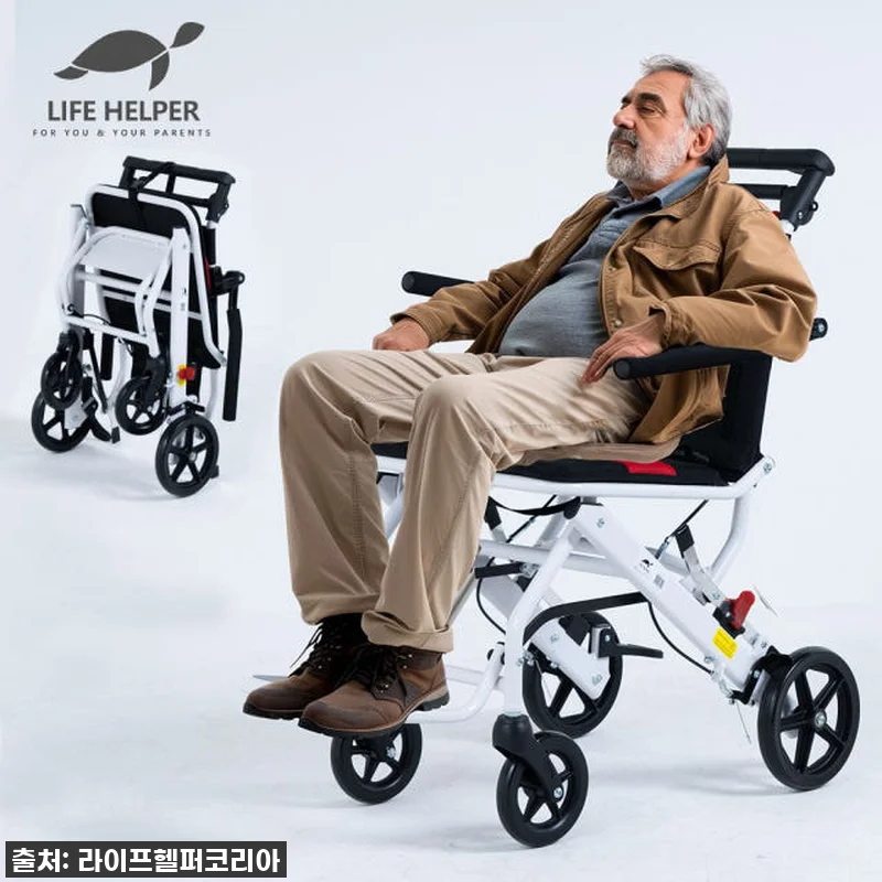 LH-L1 휠체어 여행용 휴대용 접이 관련 이미지 3