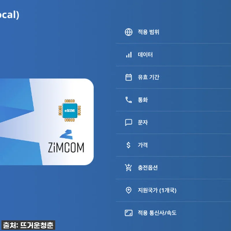 짐바브웨 여행 필수품! 이심통 eSI 관련 이미지 4
