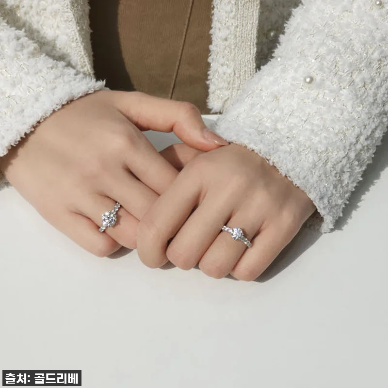 랩다이아몬드 반지 1캐럿 2캐럿 IG 관련 이미지 4