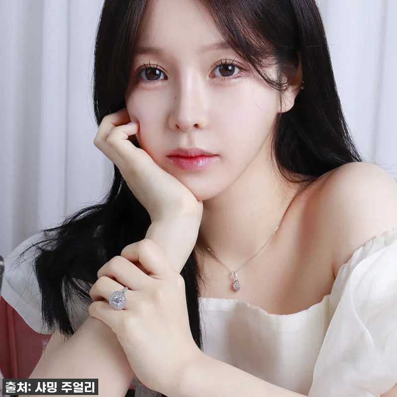 5부 다이아 목걸이 GIA 랩 더블 관련 이미지 5