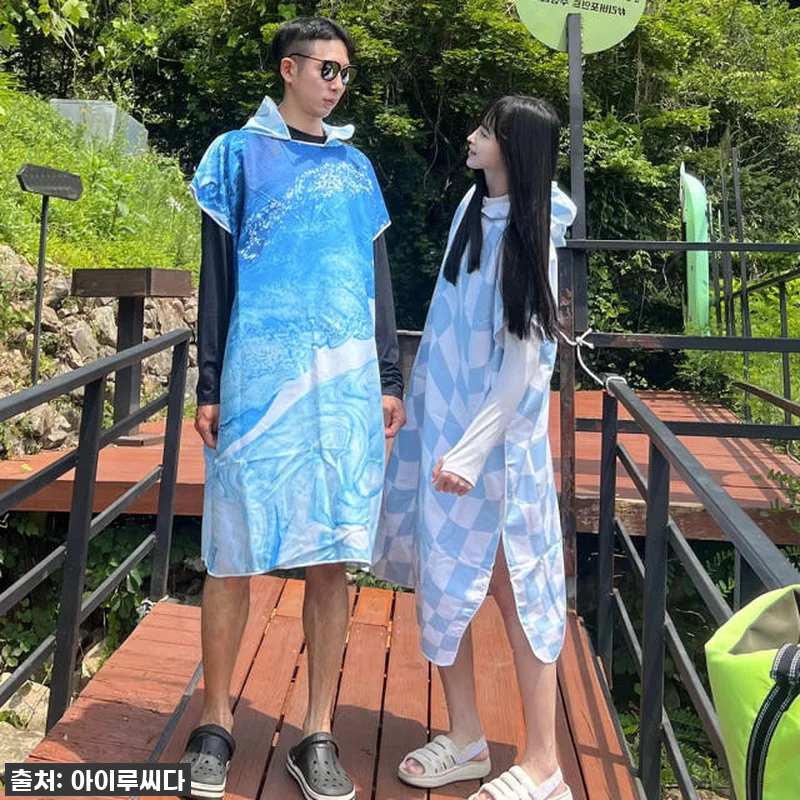 미코허그 성인 후드비치타올 극세사 입 관련 이미지 5