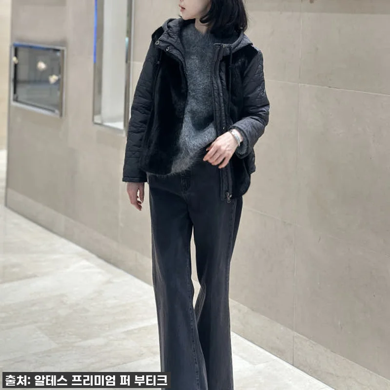 [OUTLET] 까나쥬 후디드 밍크 관련 이미지 7