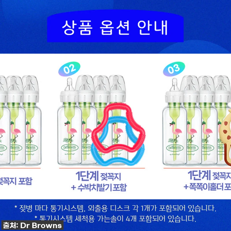 닥터브라운 유리 데코 젖병 내로우넥 관련 이미지 7