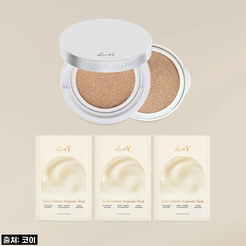 코이 블룸 글로우 올데이 실키 광채 쿠션 팩트 13g SPF50+ (본품+리필)