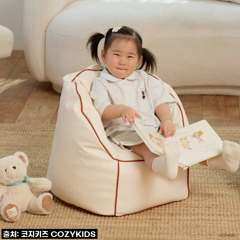 우리 아이 첫 독립 공간, 코지키즈 유아 구름 소파 직접 써보니! (아기 키즈 빈백)