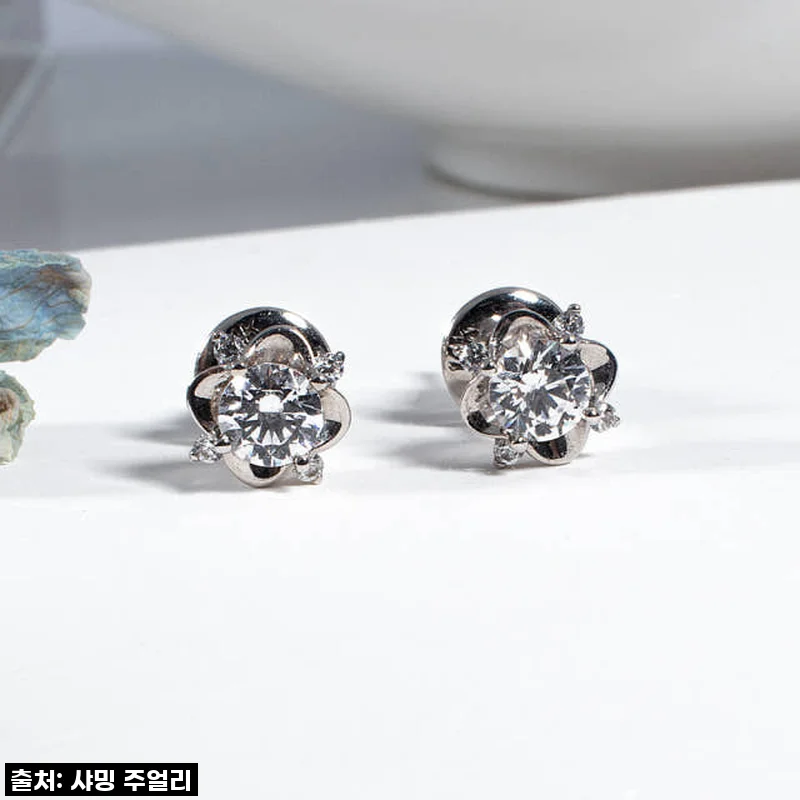 빛나는 순간을 위한 선택! 3부 5부 다이아 연꽃 귀걸이, 내게 주는 특별한 선물 후기