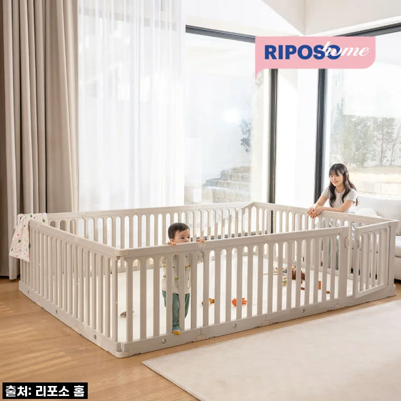리포소홈 코지 베이비룸 폴더매트 200 x 280, 우리 아가 첫 놀이 공간 직접 사용해보니!