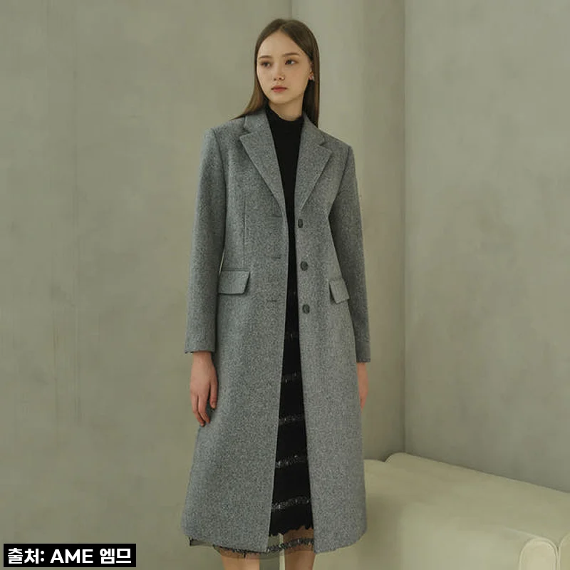 HAILEY Single tailored coat (AW Hainsworth)_grey