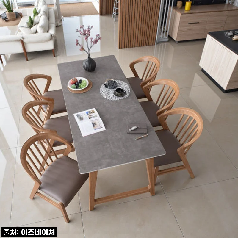 이즈네이처 써클 세라믹 6인용식탁세트, 우리집 주방에 찾아온 감동! 직접 사용해보니…