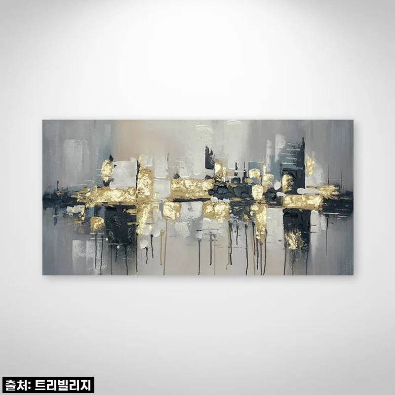 [Gallery Edition] 모던그림 벽장식 거실 블랙 추상화 원화 인테리어 현관액자 사용후기